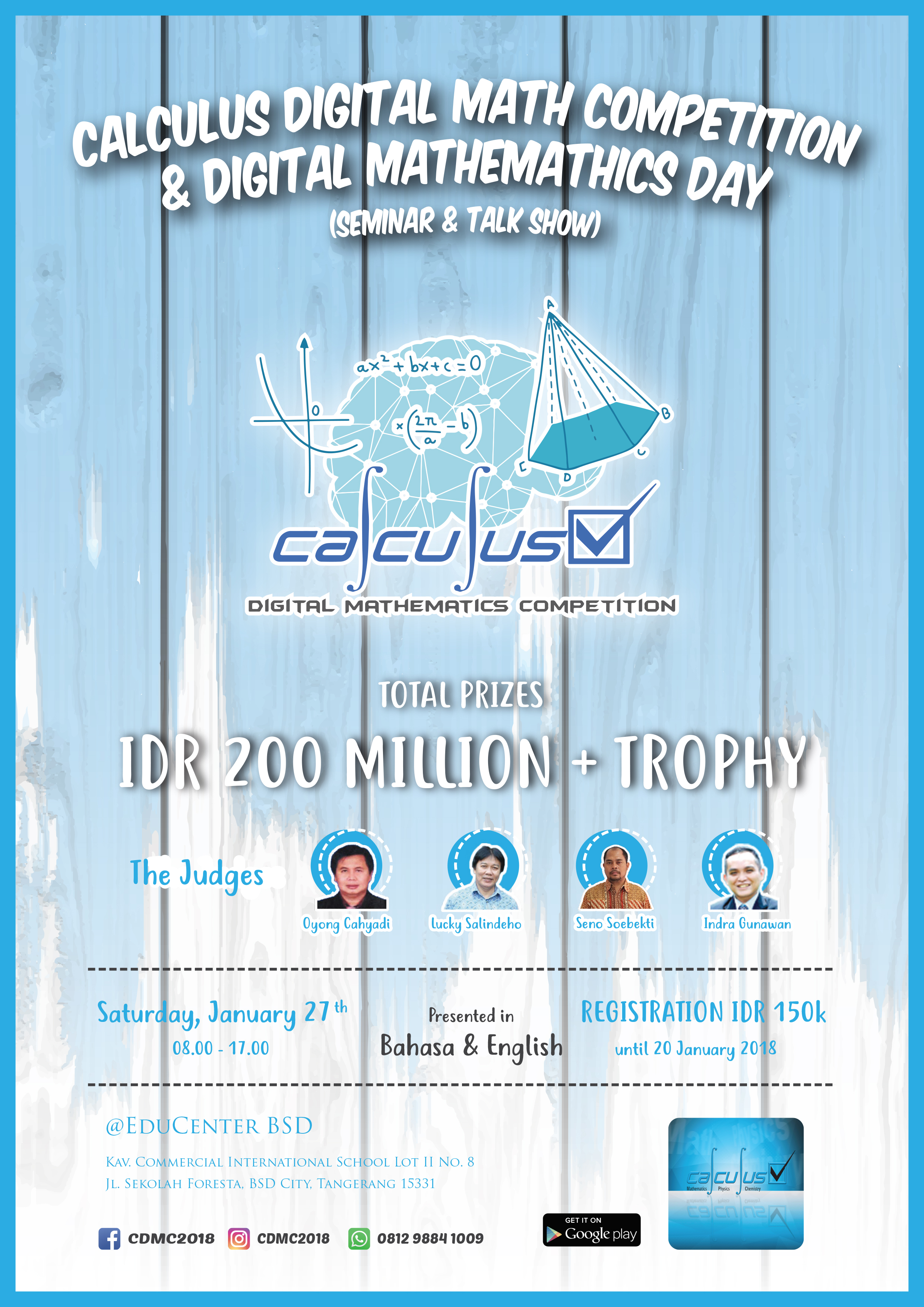 Calculus Digital Math petition & Digital Mathematics Day