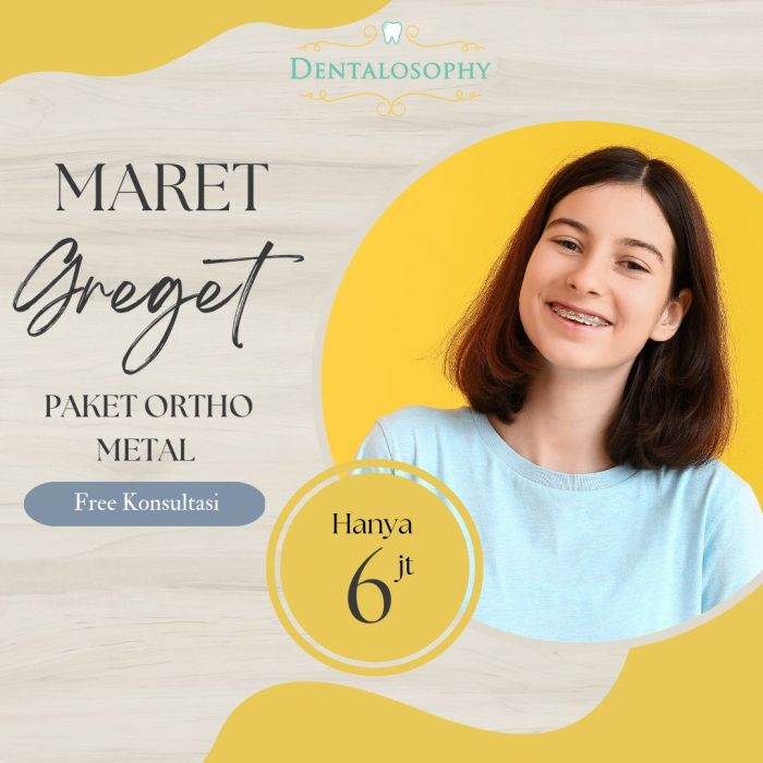 PASANG BEHEL GIGI - PROMO MARET GREGET DENTALOSOPHY BSD