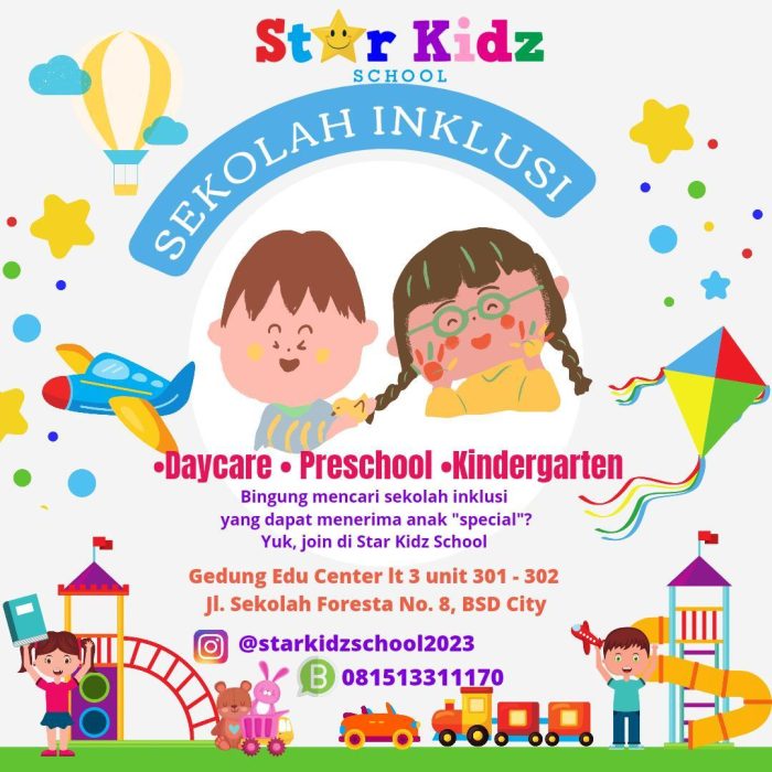 Daycare, Homeschooling, & Sekolah Inklusi di BSD