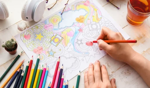 Cara Mewarnai dengan Pensil Warna
