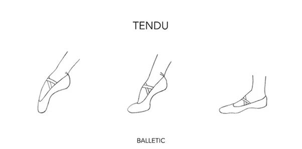 gaya kaki Tendu balet_educenter