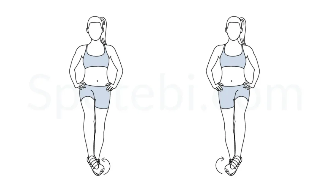 Pemanasan Sebelum Balet Ankle Circles dan Foot Stretches_www.educenter.id