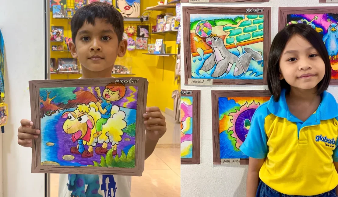 Kursus Melukis untuk Anak di Global Art Indonesia
