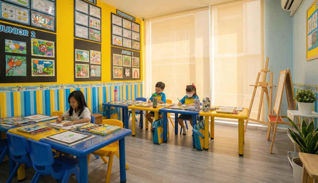 Les Menggambar di BSD Global art educenter Bsd_www.educenter.id