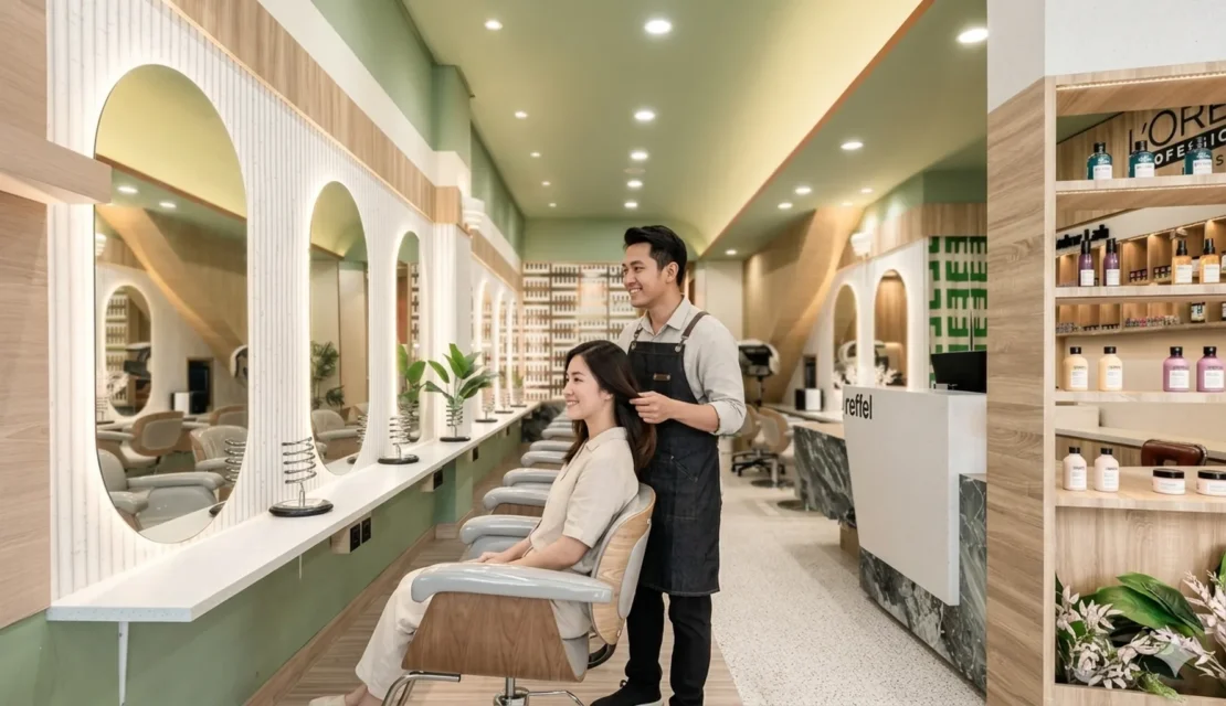Rekomendasi salon rambut tangerang selatan Reffel salon_www.educenter.id