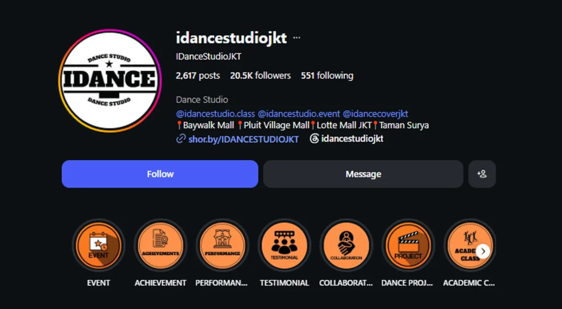 4. i Dance Studio Alam Sutera_www.educenter.id