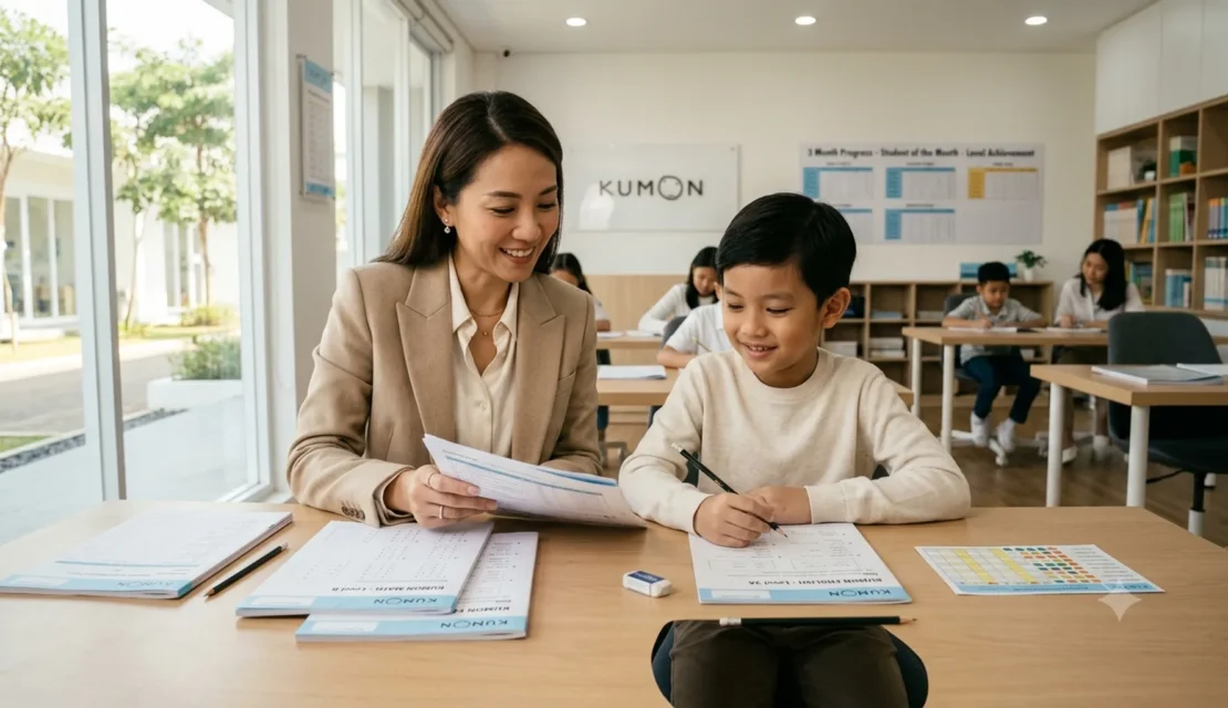 2.anak-fokus-mengerjakan-worksheet-kumon-di-ruang-kelas_www.educenter.id