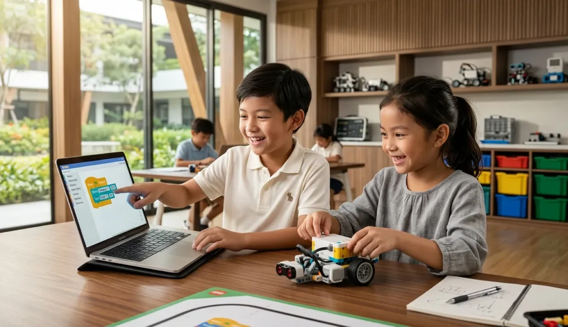 1. GAMBAR TENGAH - belajar robotika anak coding robotics for kids logika digital_www.educenter.id