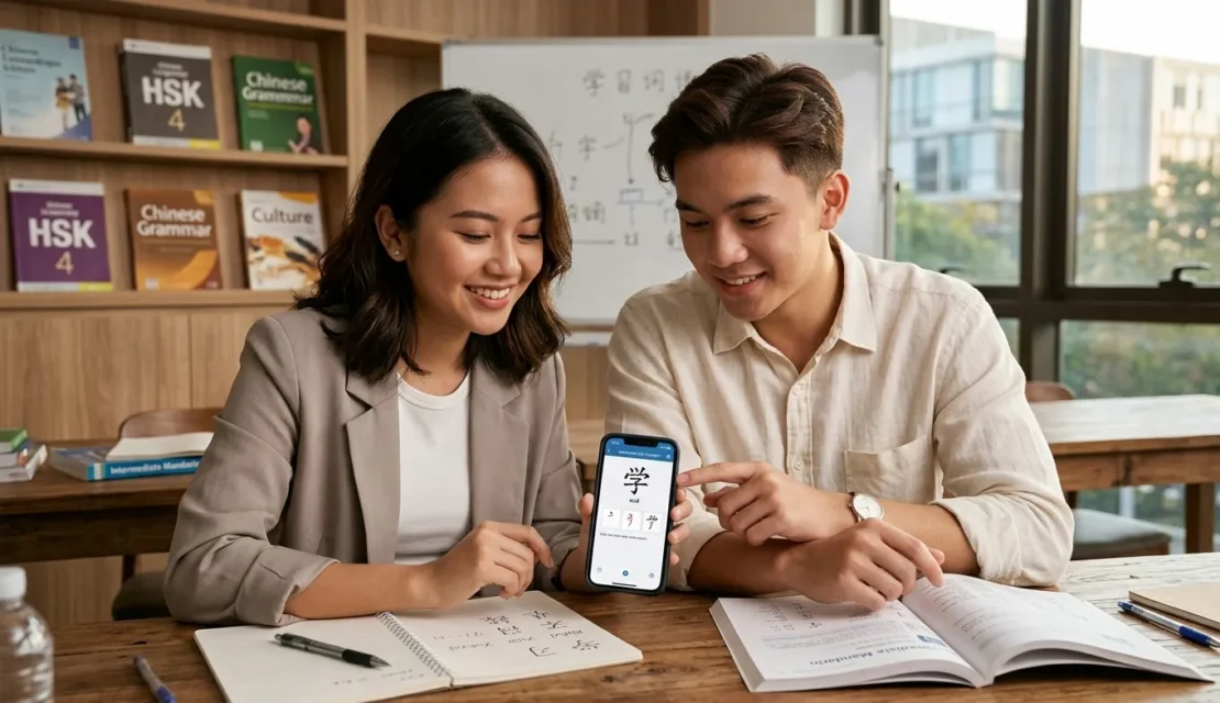 1. cara belajar pinyin dan hanzi aplikasi kamus mandarin fareast education_www.educenter.id